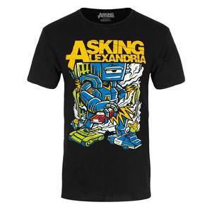 Asking Alexandria Killer Robot Mens Black Tshirt